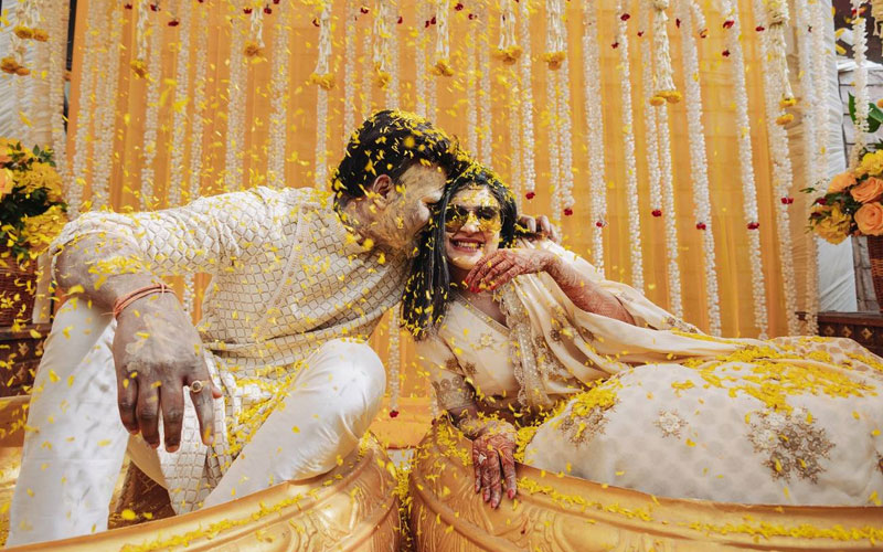 Haldi And Mehndi Decoration